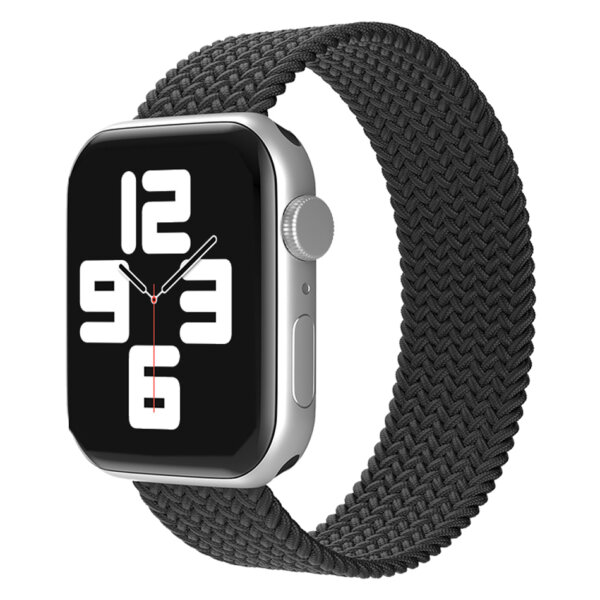 apple-watch-armband-geflochtenes-nylon-schwarz